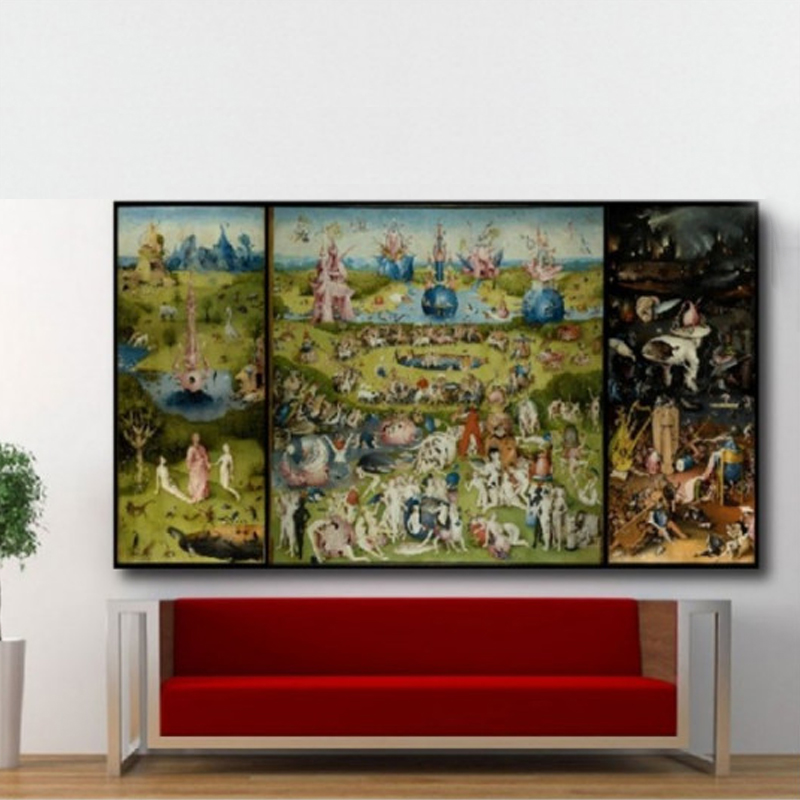 Πίνακας σε καμβά με Ζωγραφική Hieronymus Boch The garden of delights